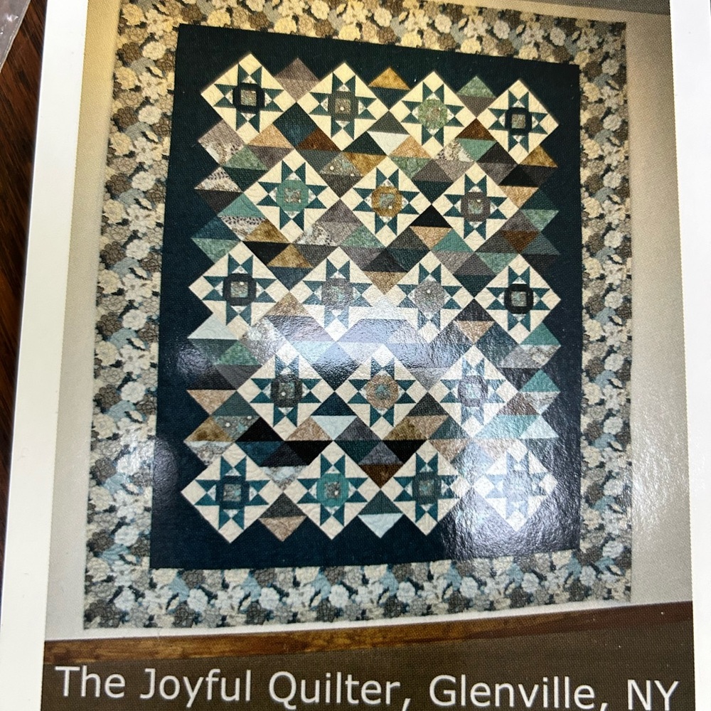 Complete instructions to completing “Take a Hike!” Quilt, with fat quarters.